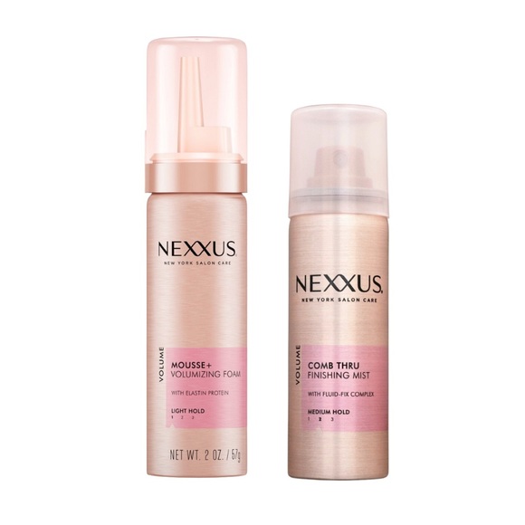 Nexxus - Volume Mousse & Comb-Thru Hairspray - Picture 1 of 7